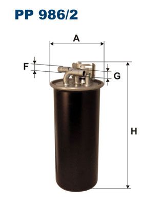 Топливный фильтр FILTRON PP9862