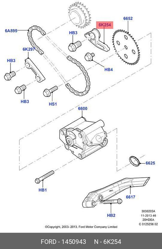 Запчасть FORD 1450943