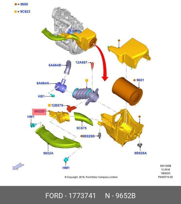 Запчасть FORD 1773741