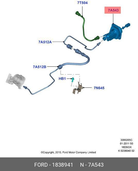 Запчасть FORD 1838941