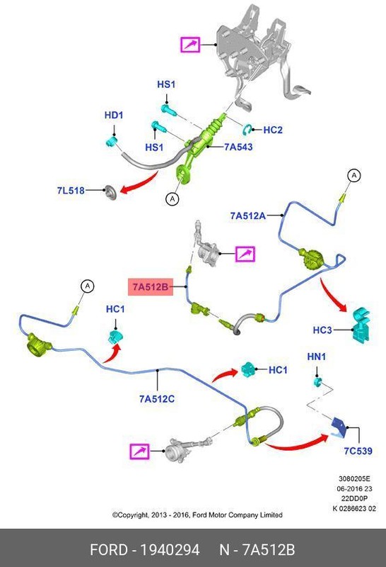 Запчасть FORD 1940294