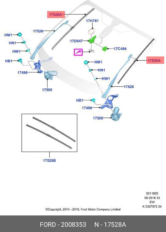 Запчасть FORD 2008353