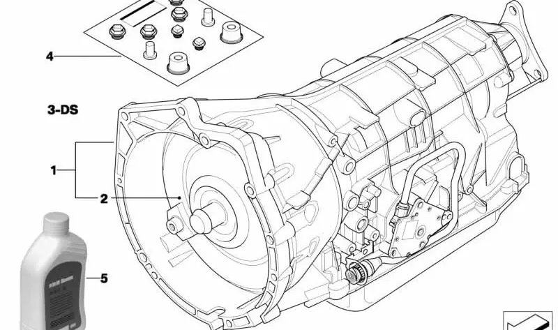 Оборотная АКПП с электрогидр. приводом A5S 325Z - TW BMW 24007505952