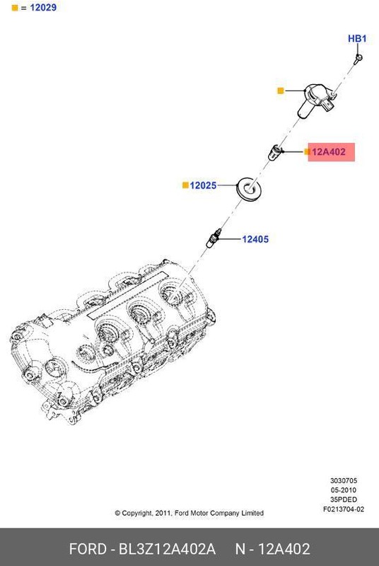 Запчасть FORD BL3Z12A402A