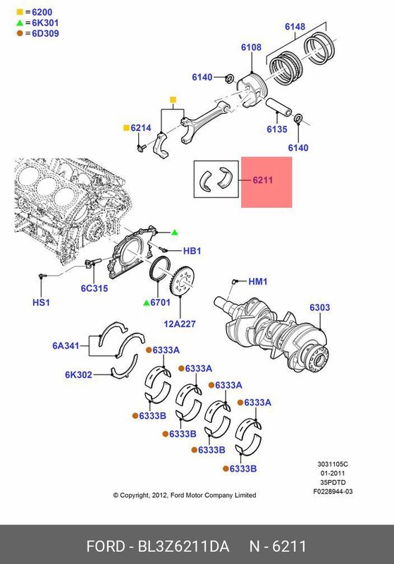 Запчасть FORD BL3Z6211DA