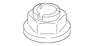 Гайка шестигранная с фланцем M12X1,5-10-ZNS3! заменен на 37106789678 BMW 26127536562