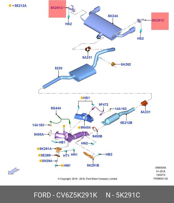 Запчасть FORD CV6Z5K291K