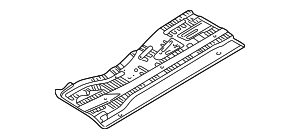 Панель днища Л BMW 41127070562