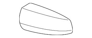 Кожух зеркала л BMW 51162182697