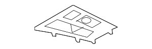 Накладка центральной консоли Ср SCHWARZ BMW 51166954947
