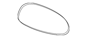 Стекло зеркала с обогревом выпуклое П BLAU BMW 51167157244