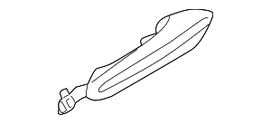 Ручка окрашенная Л CA BMW 51217231933