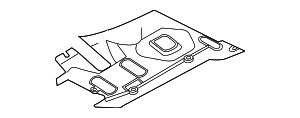 Облицовка пространства для ног, П SCHWARZ BMW 51457045014