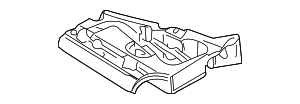 Прокладка съемной полки Л Зд SCHWARZ BMW 51478187269