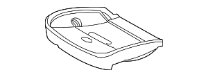 Деталь набивки подушки BMW 52107007593