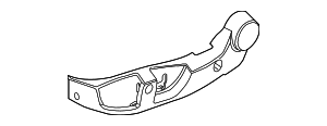 Накладка Л Наруж GRAU BMW 52107154255