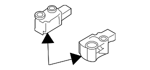 Датчик ускорения! заменен на 65776951595 BMW 65776927119