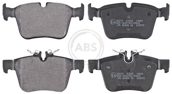Комплект тормозных колодок, дисковый тормоз ABS 35073