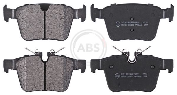 Комплект тормозных колодок, дисковый тормоз ABS 35100