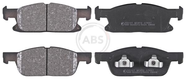 Комплект тормозных колодок, дисковый тормоз ABS 35127