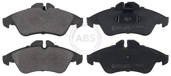 Комплект тормозных колодок, дисковый тормоз ABS 36901