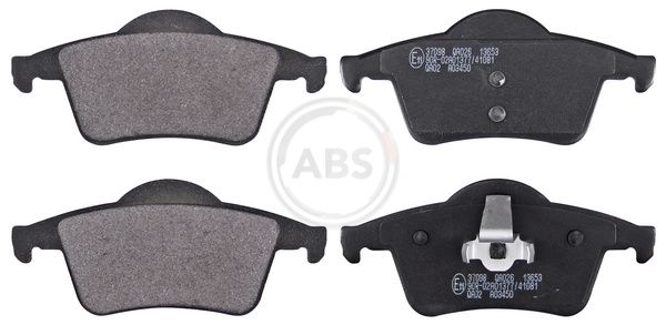 Комплект тормозных колодок, дисковый тормоз ABS 37098