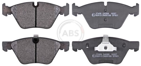 Комплект тормозных колодок, дисковый тормоз ABS 37409