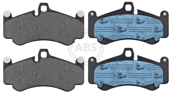 Комплект тормозных колодок, дисковый тормоз ABS 37572