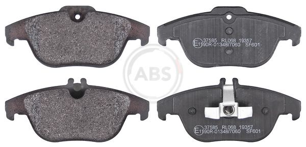 Комплект тормозных колодок, дисковый тормоз ABS 37585