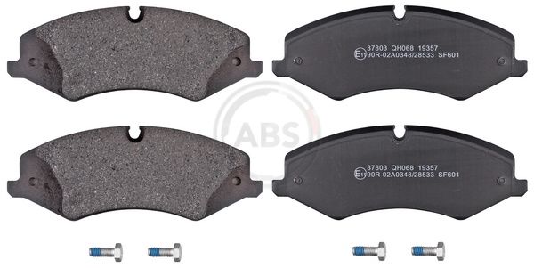 Комплект тормозных колодок, дисковый тормоз ABS 37803