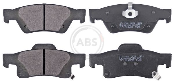 Комплект тормозных колодок, дисковый тормоз ABS 37860