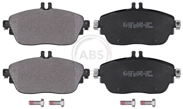 Комплект тормозных колодок, дисковый тормоз ABS 37911