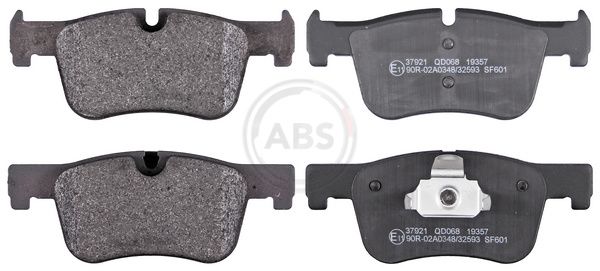 Комплект тормозных колодок, дисковый тормоз ABS 37921