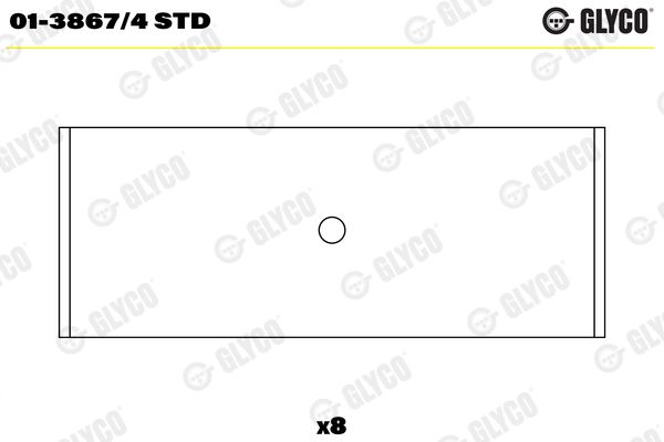 Шатунный подшипник GLYCO 0138674STD