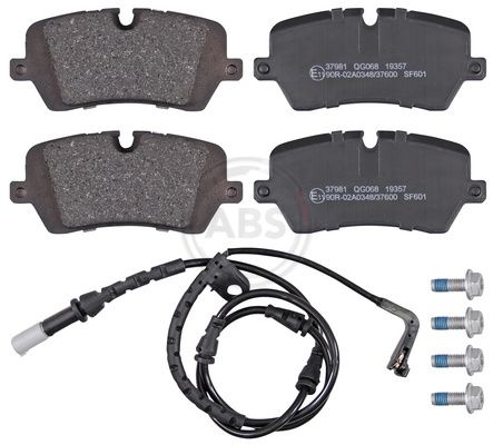Комплект тормозных колодок, дисковый тормоз ABS 37981