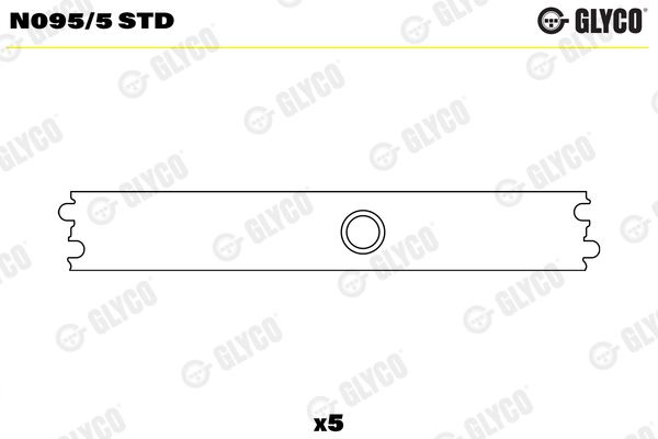 Подшипник распредвала GLYCO N0955STD
