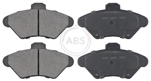 Комплект тормозных колодок, дисковый тормоз ABS 38600