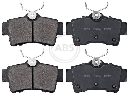 Комплект тормозных колодок, дисковый тормоз ABS 38627