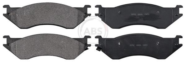 Комплект тормозных колодок, дисковый тормоз ABS 38702