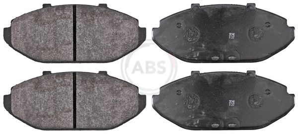 Комплект тормозных колодок, дисковый тормоз ABS 38748