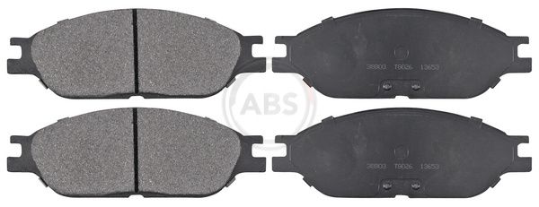 Комплект тормозных колодок, дисковый тормоз ABS 38803