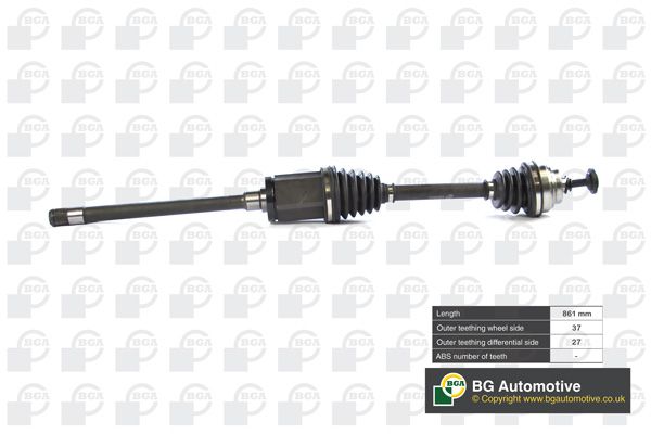 Приводной вал BGA DS0903R