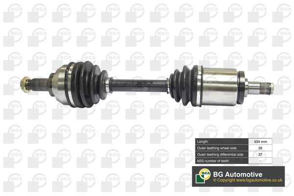 Приводной вал BGA DS0916L