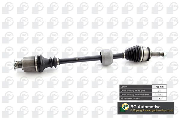 Приводной вал BGA DS1500R