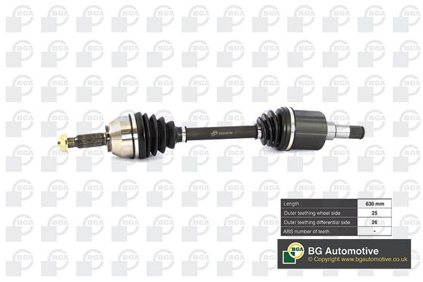 Приводной вал BGA DS2300L