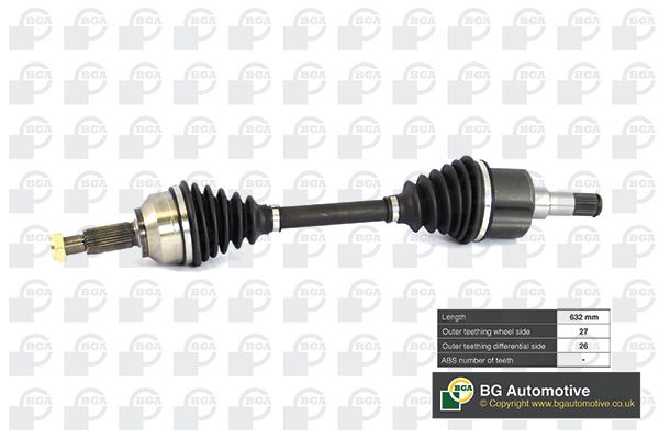 Приводной вал BGA DS2303L