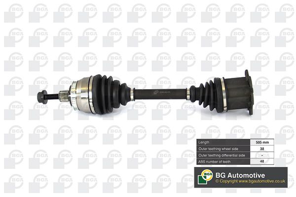 Приводной вал BGA DS2305