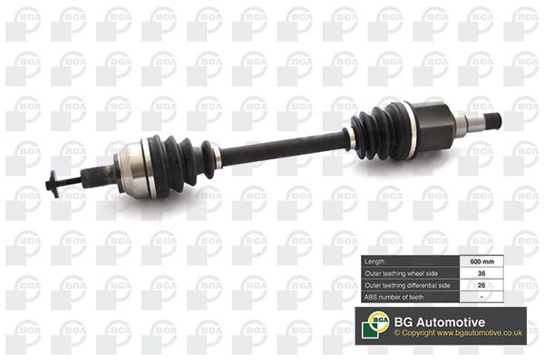 Приводной вал BGA DS2321L