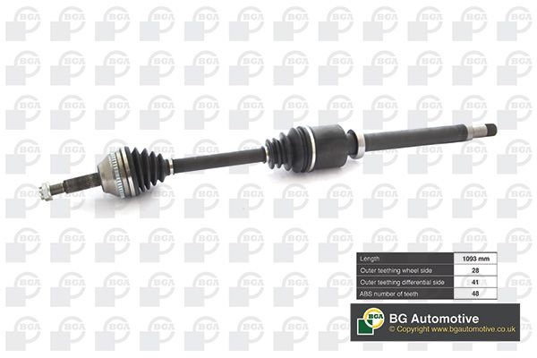 Приводной вал BGA DS2342R