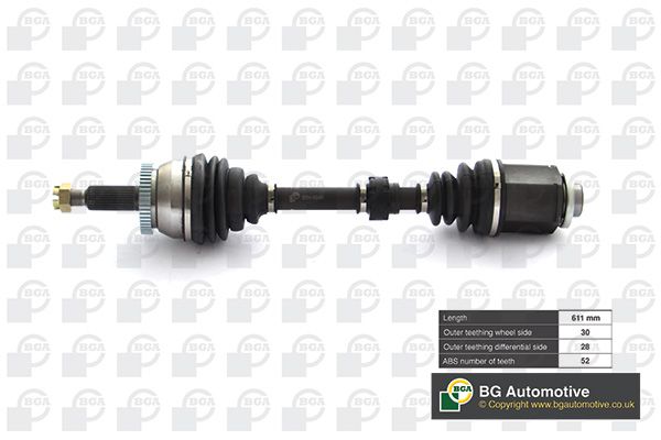 Приводной вал BGA DS2707R